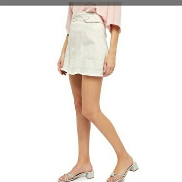 Free People utility high waist mini skirt - Picture 4 of 4